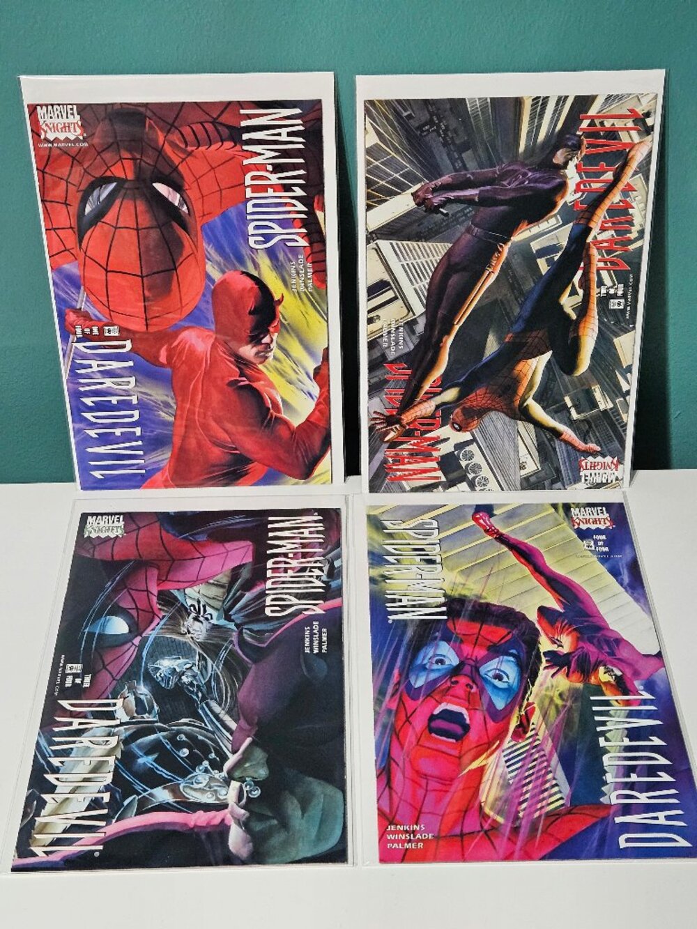 Marvel Knights Spider-Man Daredevil #1-4 (Marvel Comics, 2000) Complete Mini C39